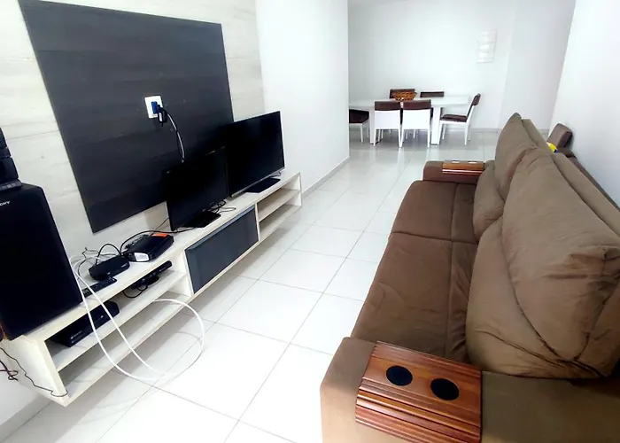 Apartamento Praia Grande Aviacao - 30 Mts Da Praia